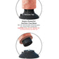 Gran dildo King Cock de 25 cm | Dildo vibrador | Dildo de carne con ventosa | Dildo grande y posable