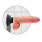 King Cock 7" gros gode | Gode vibrant avec des testicules | Gode ventouse couleur chair | Grand gode
