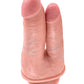 King Cock Dildo Realista | Dildo Doble Penetrador Grande | Dildo de Carne con Ventosa