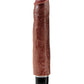 King Cock Vibrador Rígido de 10" - Marrón