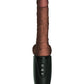King Cock Plus Pene de 7.5" con Triple Amenaza de Empuje, Calentamiento y Vibración - Marrón