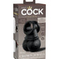 King Cock Elite The Crown Jewels Bolas Vibrantes Oscilantes - Negro