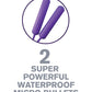 Anneau vibrant double Teazer de Fantasy C-Ringz - Violet