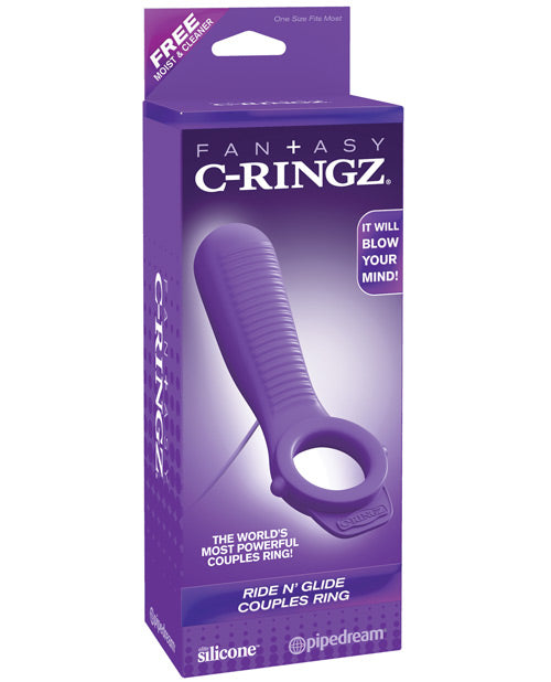 Anneaux de couple Fantasy C-Ringz Ride N' Glide - Violet