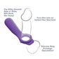 Anneaux de couple Fantasy C-Ringz Ride N' Glide - Violet