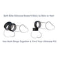 Anillos de silicona Fantasy C-Ringz Max Width - Negro