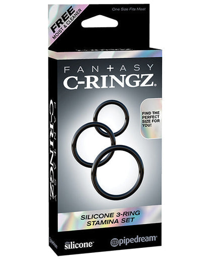 Fantasy C-Ringz Ensemble de 3 anneaux en silicone pour l'endurance