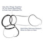 Fantasy C-Ringz Ensemble de 3 anneaux en silicone pour l'endurance