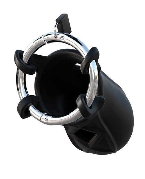 Anillo en C de fantasía C-Ringz bloqueador de pene de silicona extrema - Negro