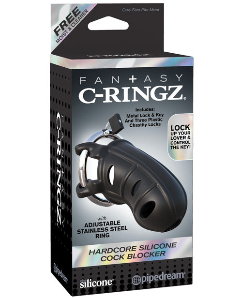 Fantasy C-Ringz Anneau pénien en silicone Hardcore – Noir