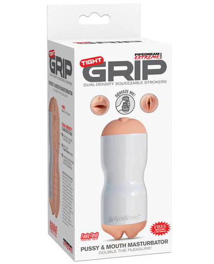 PDX Extreme Tight Grip Godemichés doubles densités malléables - Chatte et Bouche