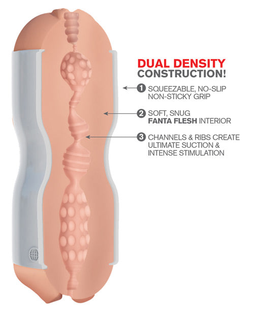 PDX Extreme Tight Grip Godemichés doubles densités malléables - Chatte et Bouche