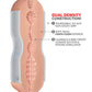 PDX Extreme Tight Grip Godemichés doubles densités malléables - Chatte et Bouche