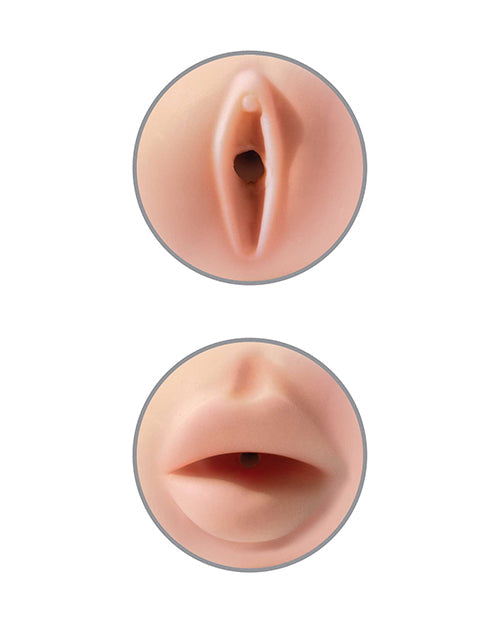 PDX Extreme Tight Grip Godemichés doubles densités malléables - Chatte et Bouche