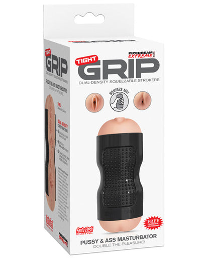 PDX Extreme Tight Grip Squeezable Strokers bi-densité – Vagin & Anus