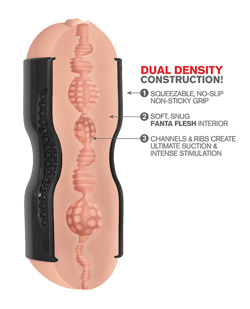 PDX Extreme Tight Grip Squeezable Strokers bi-densité – Vagin & Anus