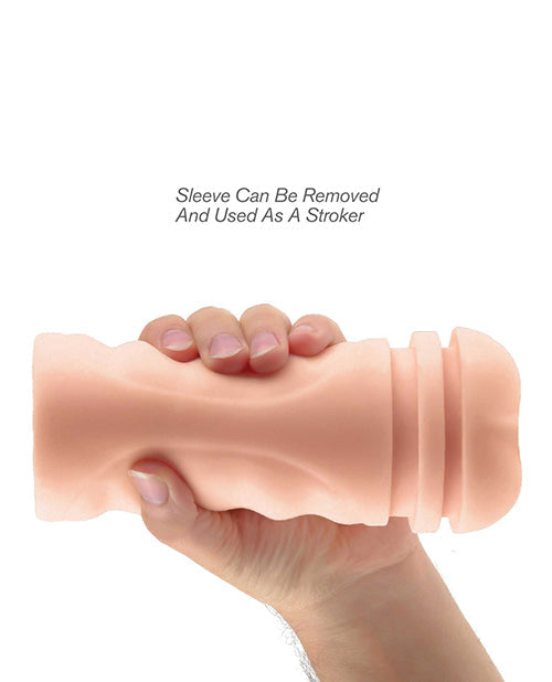 PDX Extreme Mega Grip Squeezable Vibrating Strokers - Chatte
