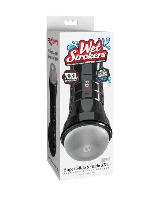 PDX Extreme Wet Stroker Deslizante y Suave XXL - Esmerilado