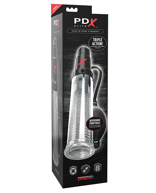 Masturbateur aspirateur et pompe PDX Elite