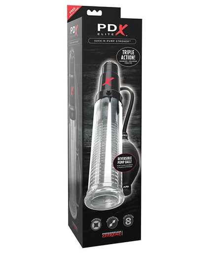Masturbateur aspirateur et pompe PDX Elite