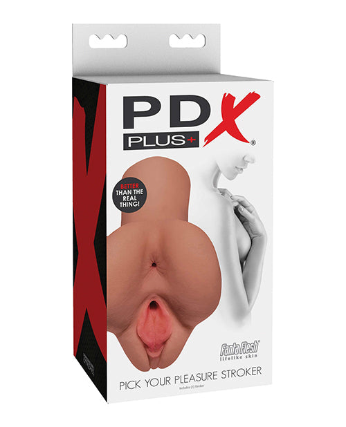 PDX Plus Stroker "Choisissez votre plaisir" - Marron clair