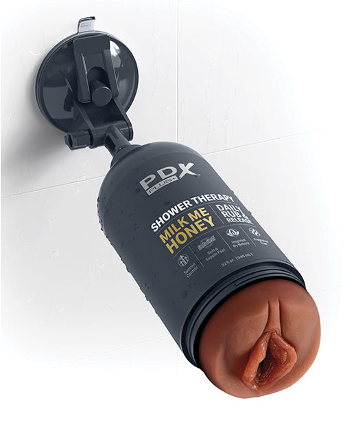Lait de douche thérapeutique PDX Plus Me Honey - Marron