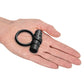Anneau pénien vibrant en silicone Sir Richards - Noir