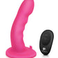 Pegasus Clavija ondulada recargable de 6" con arnés ajustable y control remoto - Rosa