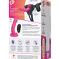 Pegasus Clavija ondulada recargable de 6" con arnés ajustable y control remoto - Rosa