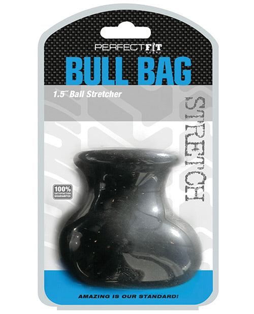 Estirador de testículos "Perfect Fit Bull Bag" de 1.5" - Negro