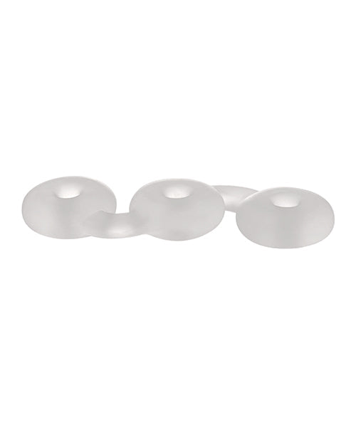 Anillo triple Donut Perfect Fit - Transparente