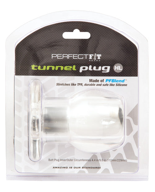 Tunnel écarteur d'oreille Perfect Fit très grand - Transparent