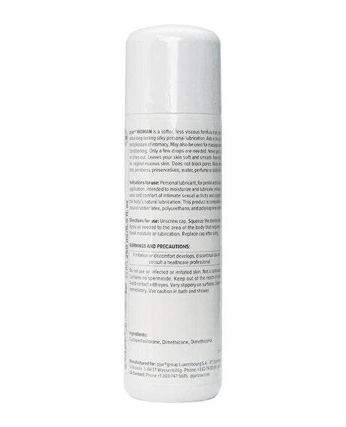 Lubricante personal de silicona Pjur Woman - Botella de 250 ml