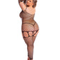 Rouge à Lèvres Rose Dans Ma Tête Résille Body Bas Noir TP