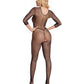 Bodystocking rosa arriesgado sin entrepierna negro M/L