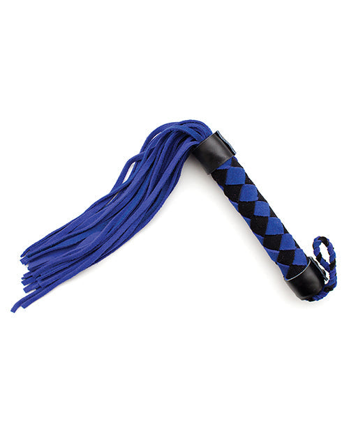 Fouetteur en cuir 15" Plesur - Bleu