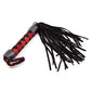 Fusta de cuero Plesur de 38 cm - Negro/Rojo
