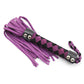 Zurriago de cuero Plesur de 15" - Morado