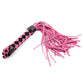 Fouet en cuir Plesur 15" - Rose
