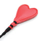 Plesur Fouet PVC Cœur 26" - Noir/Rouge