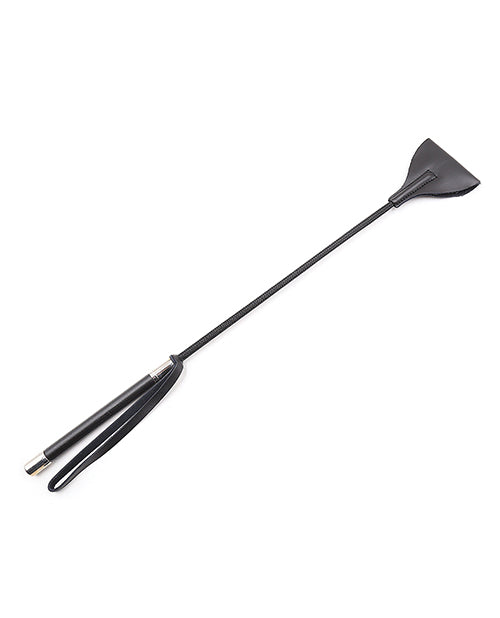 Cravache en cuir Plesur 21" Wide Tip – Noir