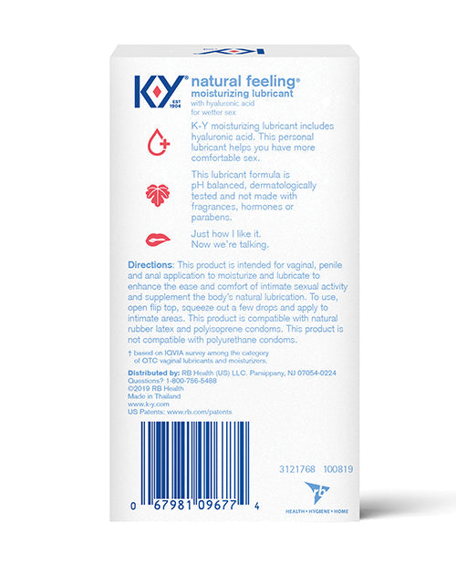 K-Y Natural Feeling à l'Acide Hyaluronique - 48 g