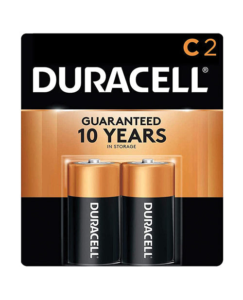 Pilas alcalinas Duracell - C Paquete de 2