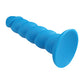 Gode réaliste Rock Candy | Gros gode Suga Daddy de 17,7 cm | Gode en silicone | Gode ventouse bleu