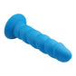 Gode réaliste Rock Candy | Gros gode Suga Daddy de 17,7 cm | Gode en silicone | Gode ventouse bleu