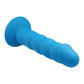 Godemichet réaliste Rock Candy | Gros godemichet Suga Daddy 20 cm | Godemichet en silicone bleu à ventouse