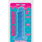 Godemichet réaliste Rock Candy | Gros godemichet Suga Daddy 20 cm | Godemichet en silicone bleu à ventouse