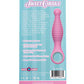 Vibromasseur anal conique Rock Candy Sweet Cheeks - Rose