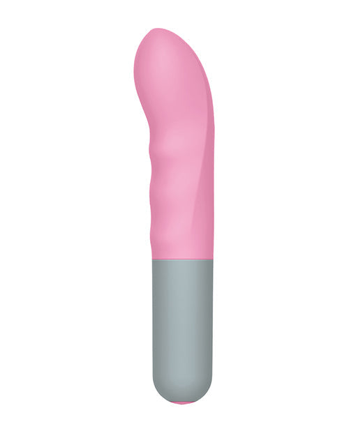 Vibrador de punto G Rock Candy | Vibrador pequeño Betterfinger 7x | El mejor vibrador texturizado rosa gris para mujeres