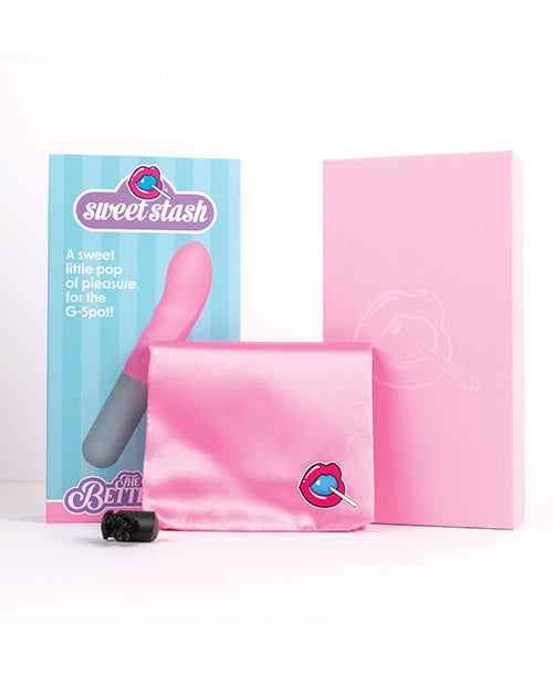 Vibrador de punto G Rock Candy | Vibrador pequeño Betterfinger 7x | El mejor vibrador texturizado rosa gris para mujeres